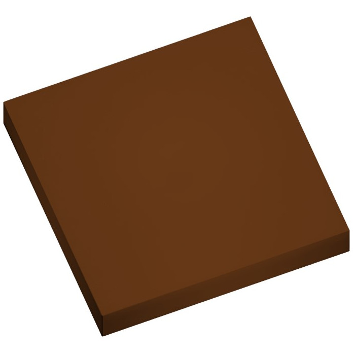 Квадратная тротуарная плитка 100x100x9 Коричневый